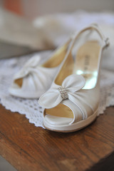 Obraz na płótnie Canvas Wedding 's shoes