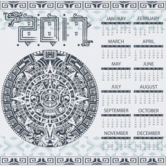 Aztec calendar 2017