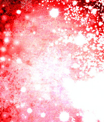 Light snow Christmas background for design