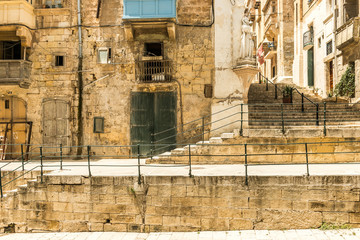 Narrow street in  Malta