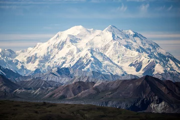 Fototapete Denali Denali Mountain Mckinley vom Besucherzentrum Alaska