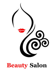 decorative beauty salon icon