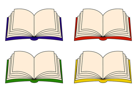 Book Clipart-open book 131