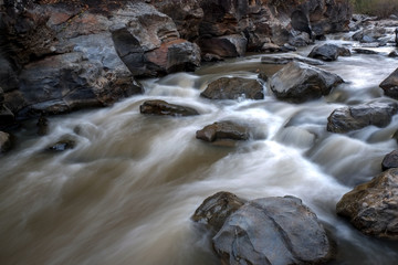 creek flowing over the rocks