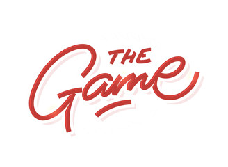 Game lettering vector sketch