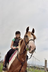 promenade à cheval dans la nature © Image'in