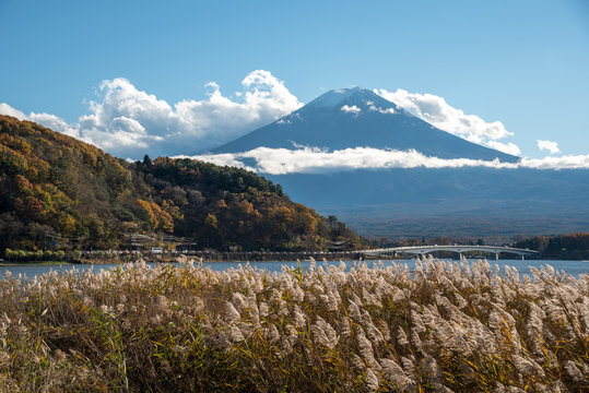 Mount Fuji at Lake Kawaguchi, Japan © zephyr_p