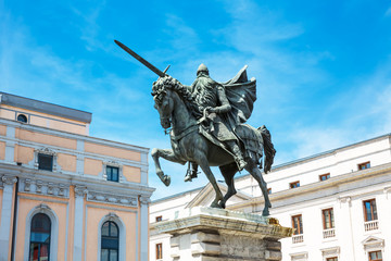Burgos. Monument to the Cid
