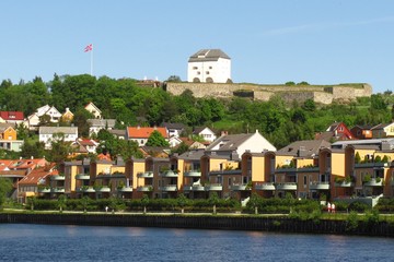 Kristiansten Fortress from Trondheim