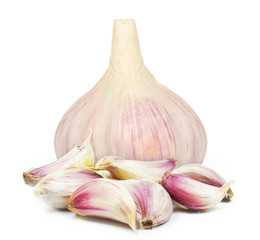 garlic isolated