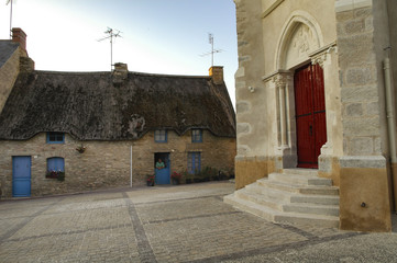 Naklejka premium Camoel, old village in Brittany