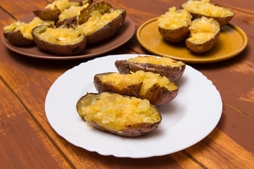 Twice baked potatoes