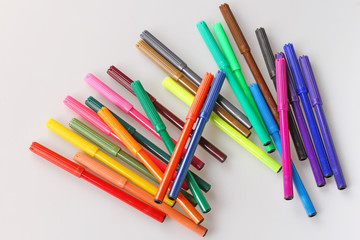 Colorful markers
