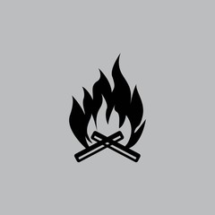 Fire flames,  icon, vector