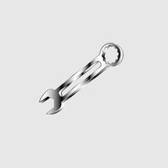 Wrench icon vector