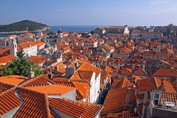 Obraz premium Rooftops of old town Dubrovnik