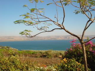 Fototapeta premium Il lago di Tiberiade, Israele