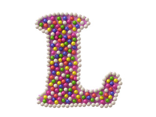 Candy Letter L
