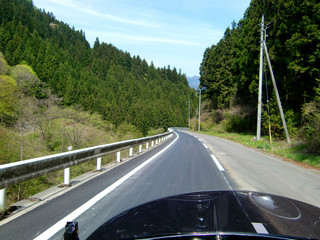 小鹿野をバイクでツーリング