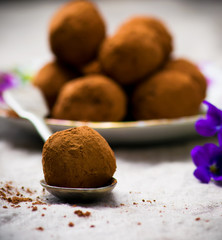 chocolate truffles