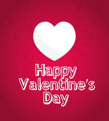 Happy valentines day card 