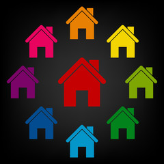 Home icon set