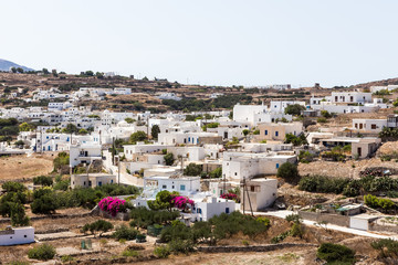 The picturesque town of Milos island, Cyclades, Greece