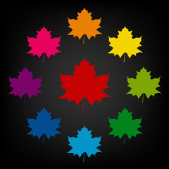 Maple leaf icon