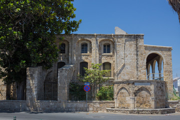 Fototapeta na wymiar Larnaca, Cyprus  June 26, 2015: Kebir Mosque, Larnaca, Cyprus