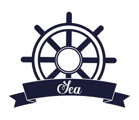 Obraz premium Sea and nautical equipment