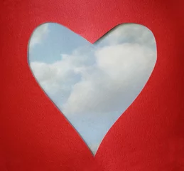 Foto op Canvas Heart into the sky © vali_111