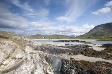 Glassillaun Beach, Killary Fjord, Connemara National Park, Count