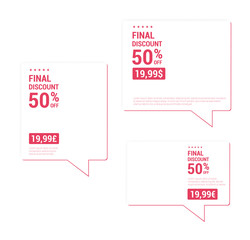 Final Discount 50% Off Price Tags
