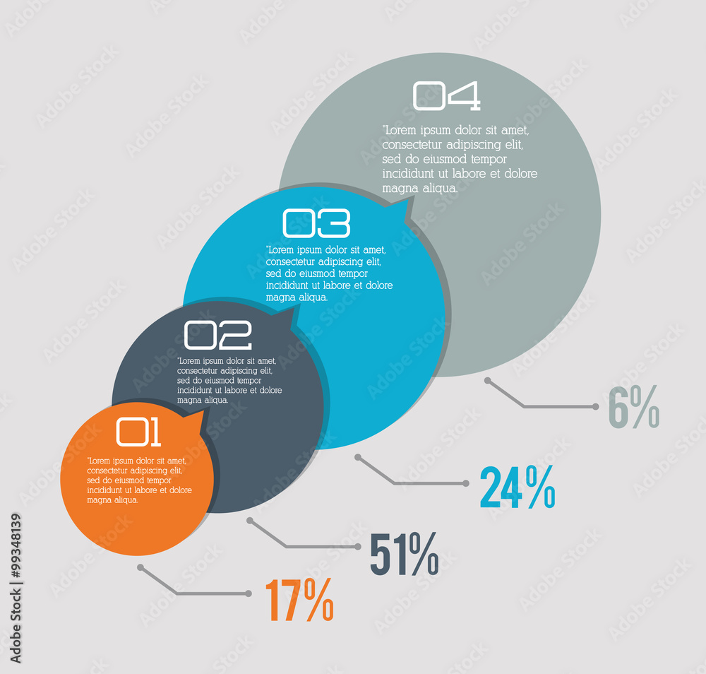 Canvas Prints Business infographic design