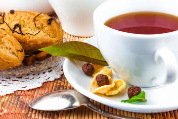 Cup of tea and cakes