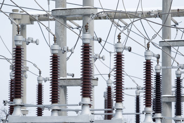  Power plant transformer station