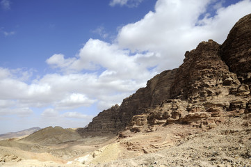 Desert mountain range, Jordan