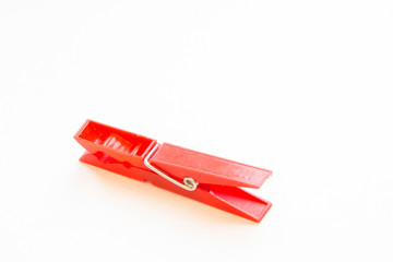 red clothes pin