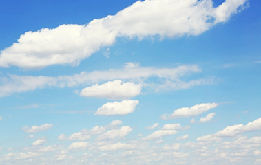 Beautifully blue cloudy sky