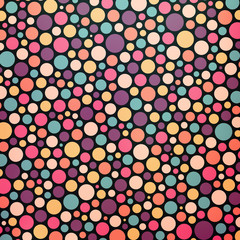 Colorful dotted abstract background