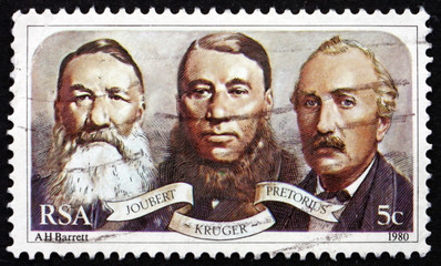 Postage stamp South Africa 1980 First Leaders of Triumvirate