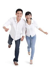 Fototapeta premium Portrait of young couple