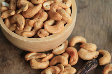 cashew nuts with salt