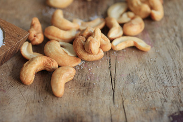 cashew nuts with salt