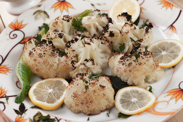 Grilled cauliflower