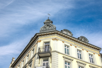 Fototapeta na wymiar Häuserfront, Altstadt Konstanz