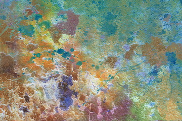  color crackled background, with spots.