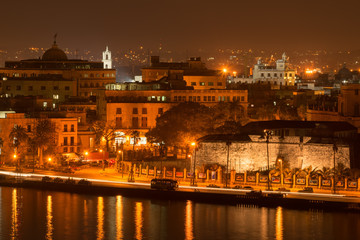Old Havana at night