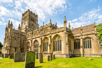 Fototapeta premium Church of St Peter and St Paul,Northleach,Cotswold