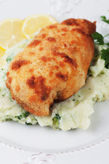 Breaded chicken